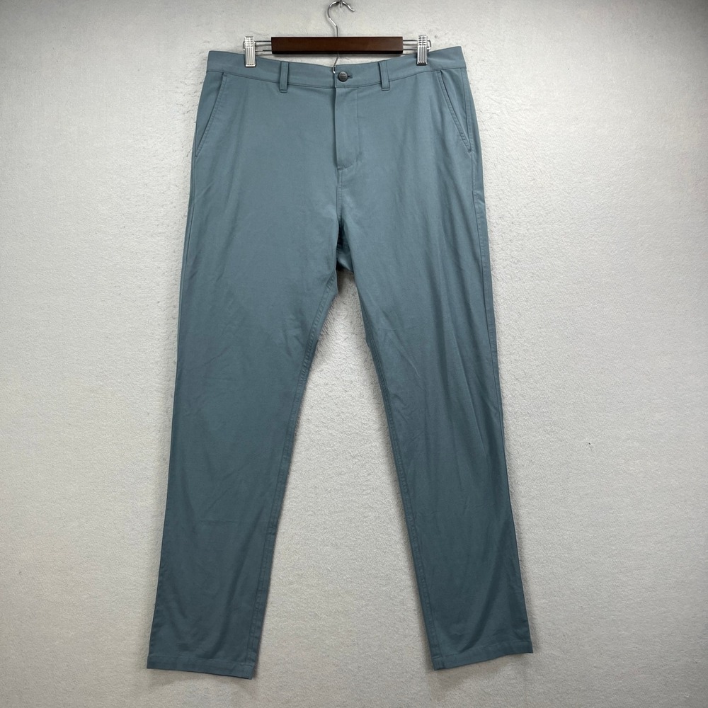 Free Fly Nomad Pants Mens 34x32 Blue Chino Stretch Performance Tech Golf Preppy